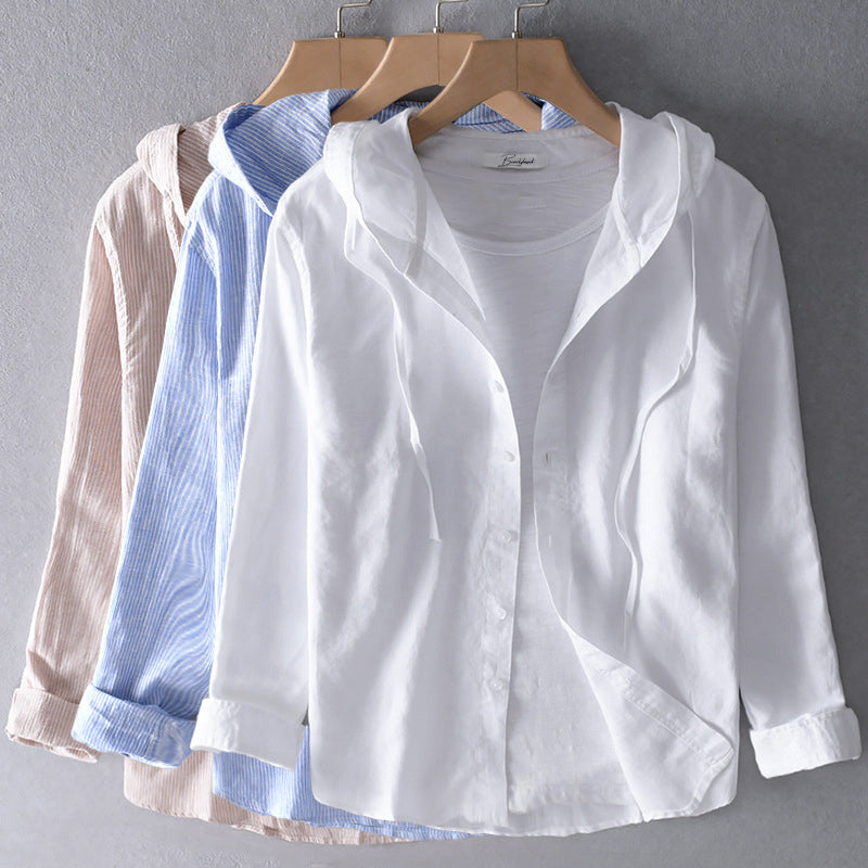 Camicia di Lino Traspirante Logan - Eleganza e Comfort per Ogni Occasione!