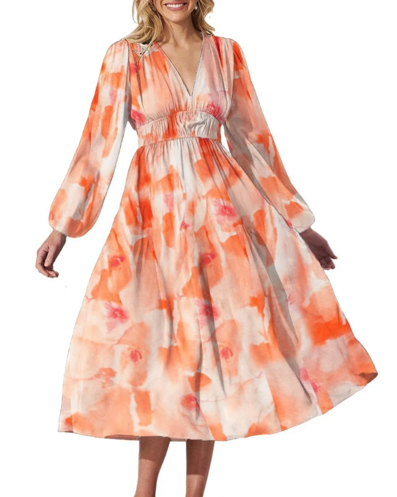 Celine | Abito Femminile Elegante con Fantasia Floreale - Stile Unico per Ogni Occasione