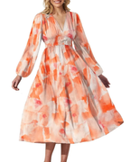 Celine | Abito Femminile Elegante con Fantasia Floreale - Stile Unico per Ogni Occasione