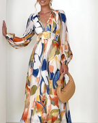 Celine | Abito Femminile Elegante con Fantasia Floreale - Stile Unico per Ogni Occasione
