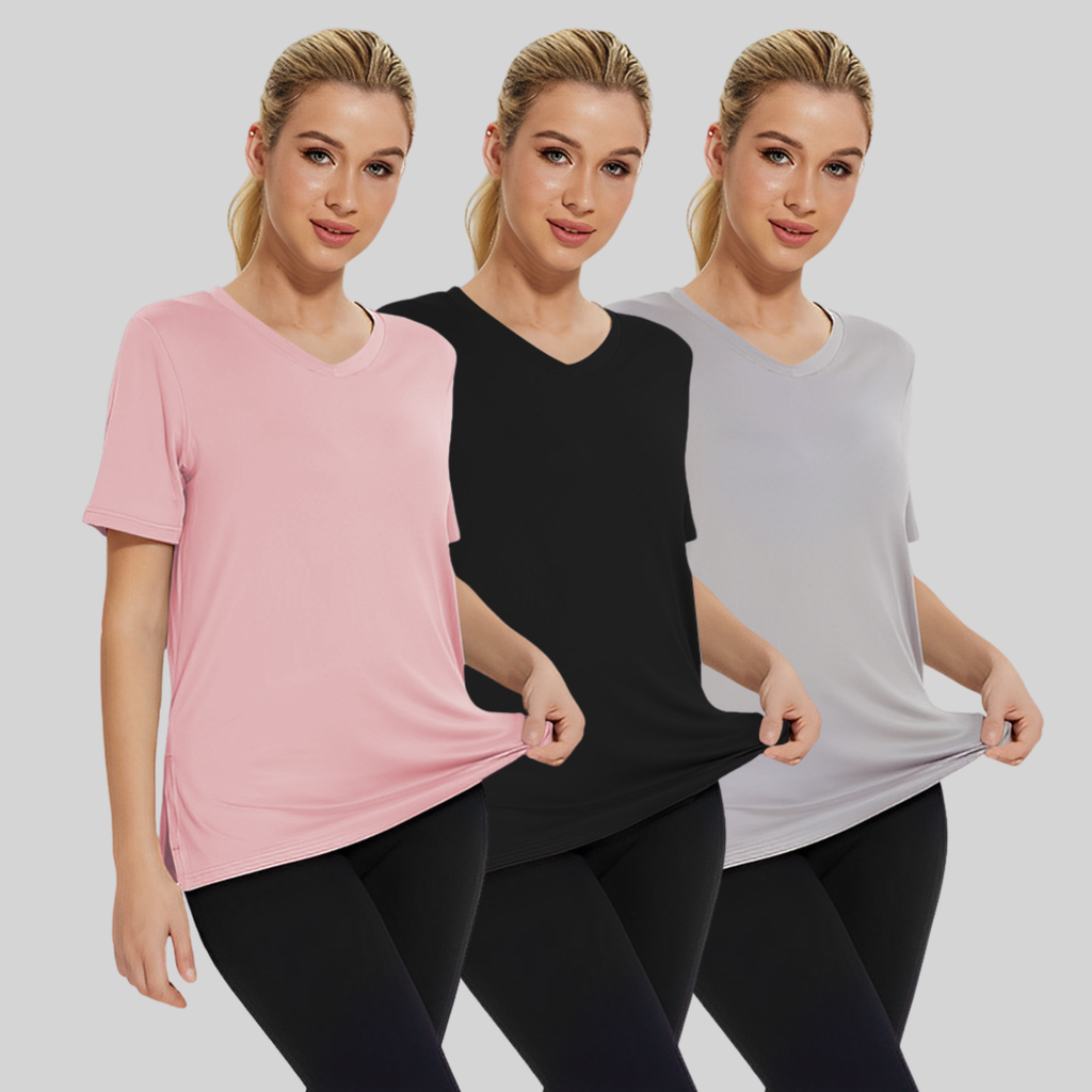 SELENA™ - Set di 3 T-Shirt Casual Fit Larghe: Comfort e Stile per Ogni Occasione!