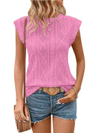 DELICE™ – T-shirt Chic in Morbida Maglia Leggera per uno Stile Unico!