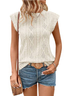 DELICE™ – T-shirt Chic in Morbida Maglia Leggera per uno Stile Unico!