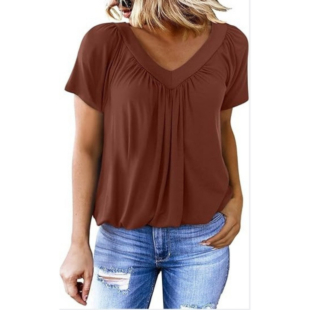 KATHLEEN™ - Maglietta Casual con Scollatura a V Elegante