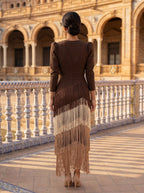 Vestito Ronda con Frange: Eleganza e Stile Unico!