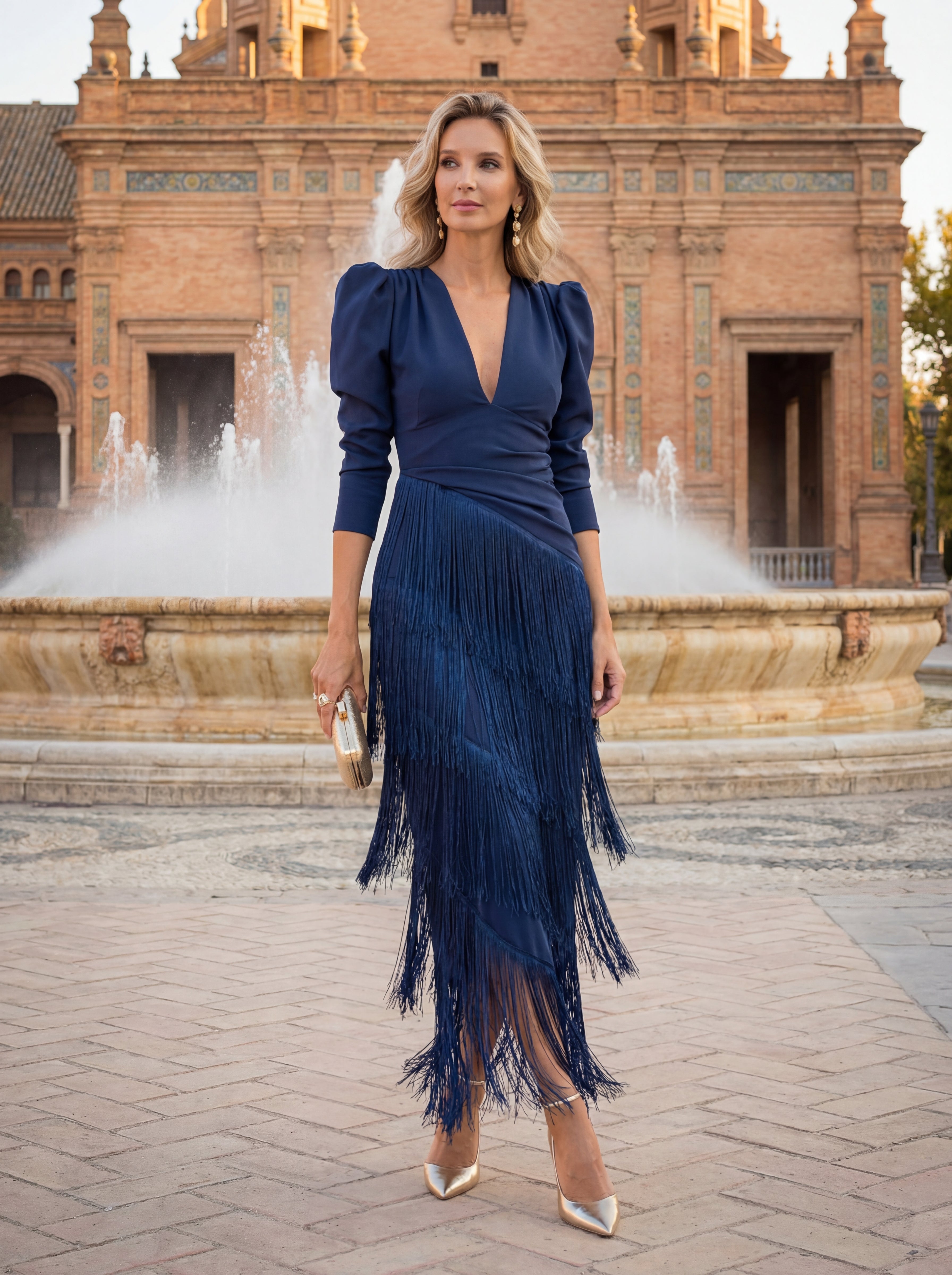 Vestito Ronda con Frange: Eleganza e Stile Unico!