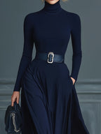 Elora™ | Abito Maxi Elegante con Collo Alto - Stile e Comfort per Ogni Occasione!