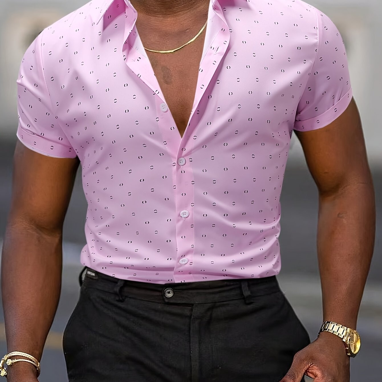 Giulio | Camicia Estiva alla Moda con Stampa Unica