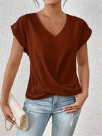 BELLE™ | Elegante Top V-Neck per un Look Raffinato