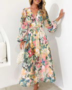 Celine | Abito Femminile Elegante con Fantasia Floreale - Stile Unico per Ogni Occasione