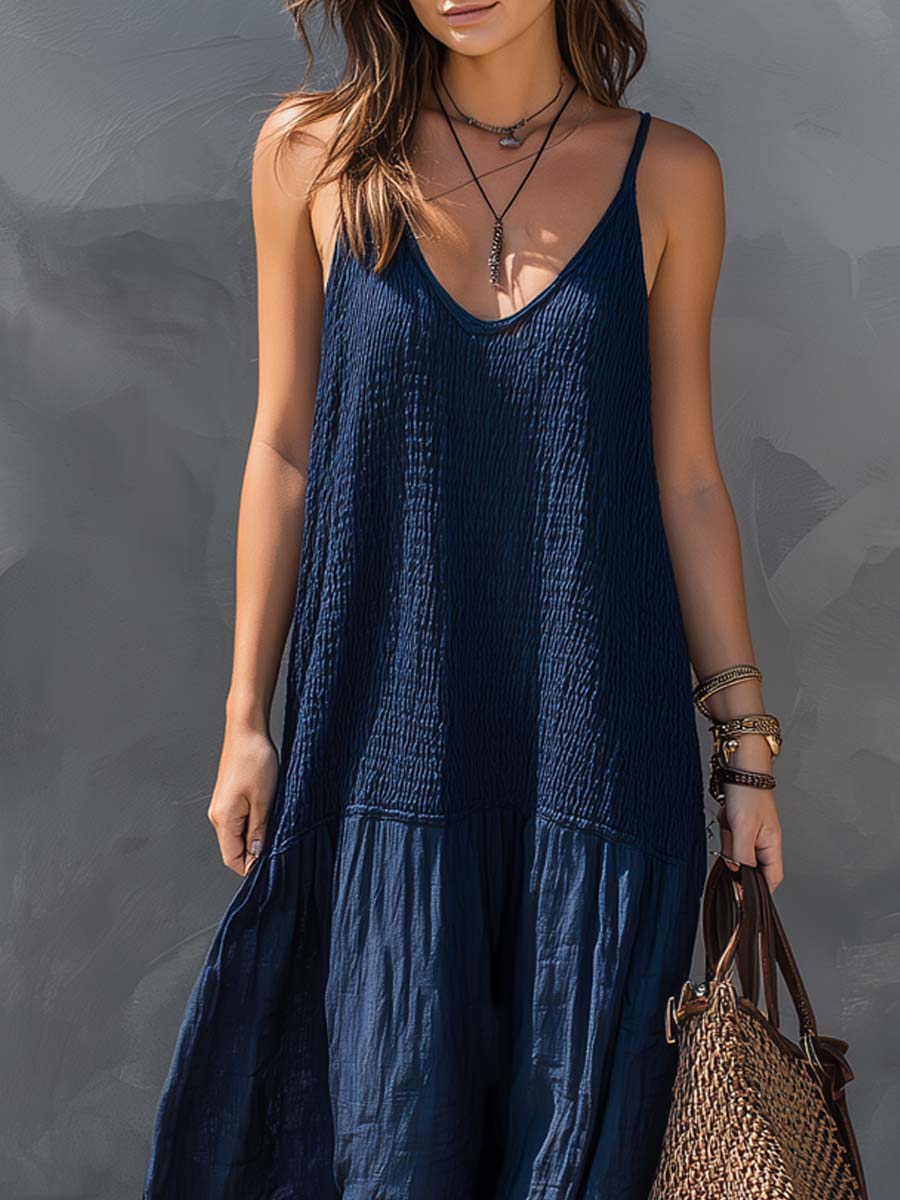 LUNA | Maxi Abito Boho Patchwork - Stile Unico e Comfort Infinito!
