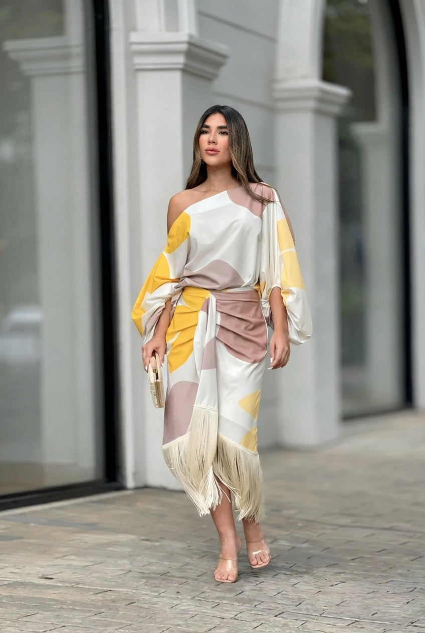Daniela | Set di Due Pezzi con Frange Eleganti - Stile e Comfort!