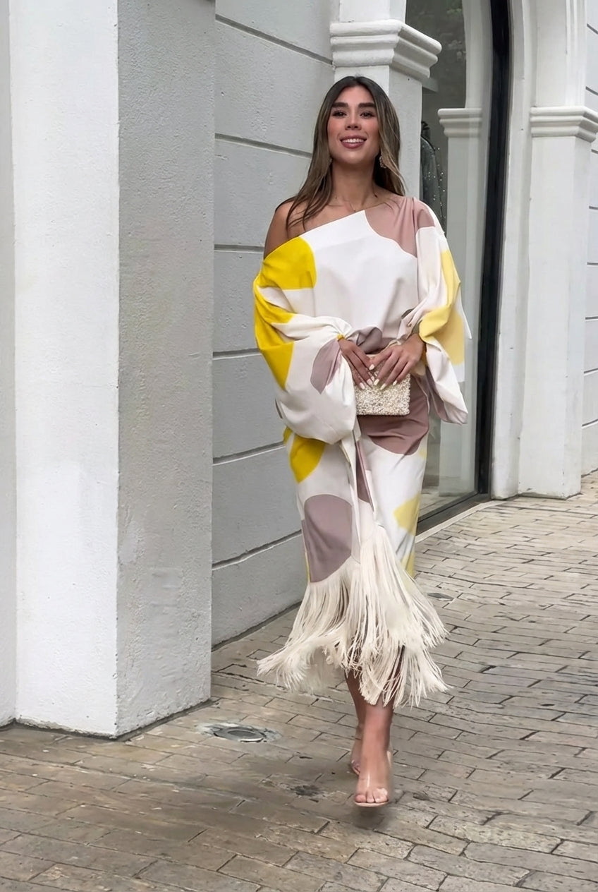 Daniela | Set di Due Pezzi con Frange Eleganti - Stile e Comfort!
