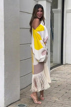 Daniela | Set di Due Pezzi con Frange Eleganti - Stile e Comfort!