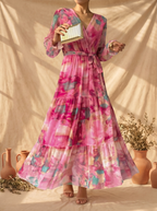 Hazel | Vestito a Portafoglio Floreale: Eleganza e Stile per Ogni Occasione