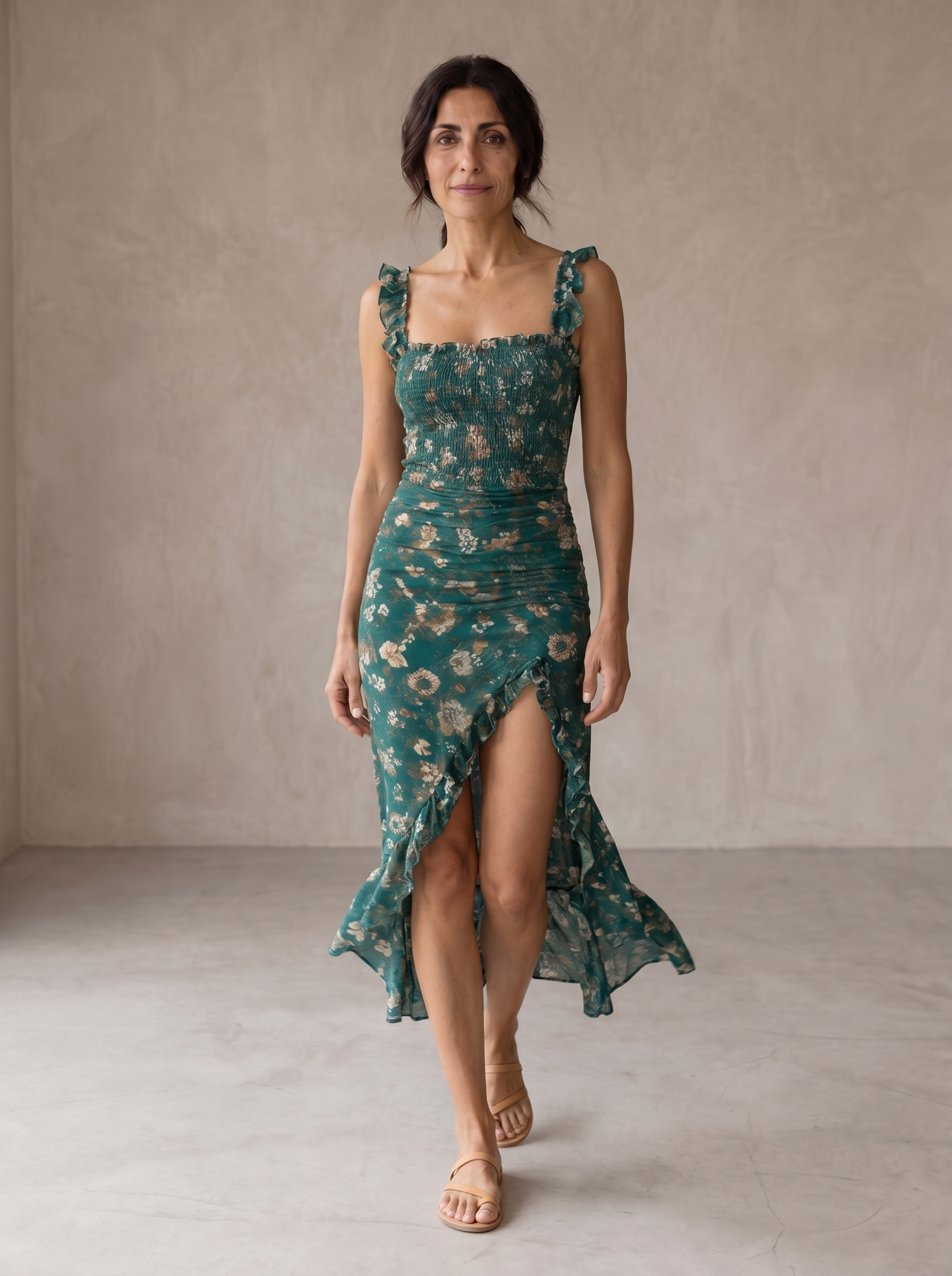 Mayfair | Elegante Abito Lungo in Stile Retrò