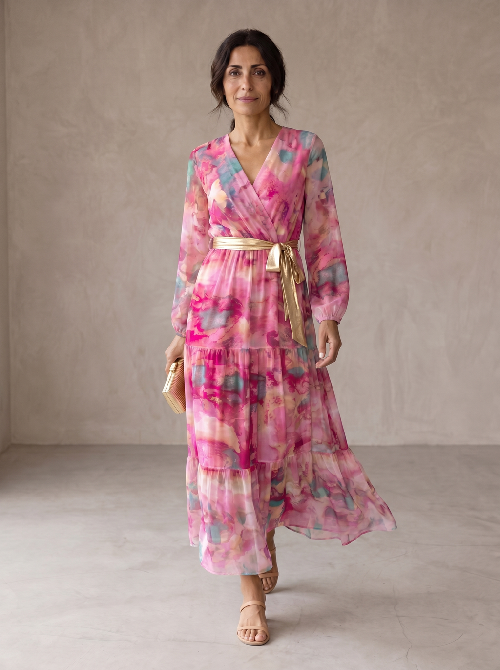 Hazel | Vestito a Portafoglio Floreale: Eleganza e Stile per Ogni Occasione