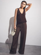 GLYJEL | Pantaloni a Gamba Larga Relaxed: Comfort e Stile per Ogni Occasione!