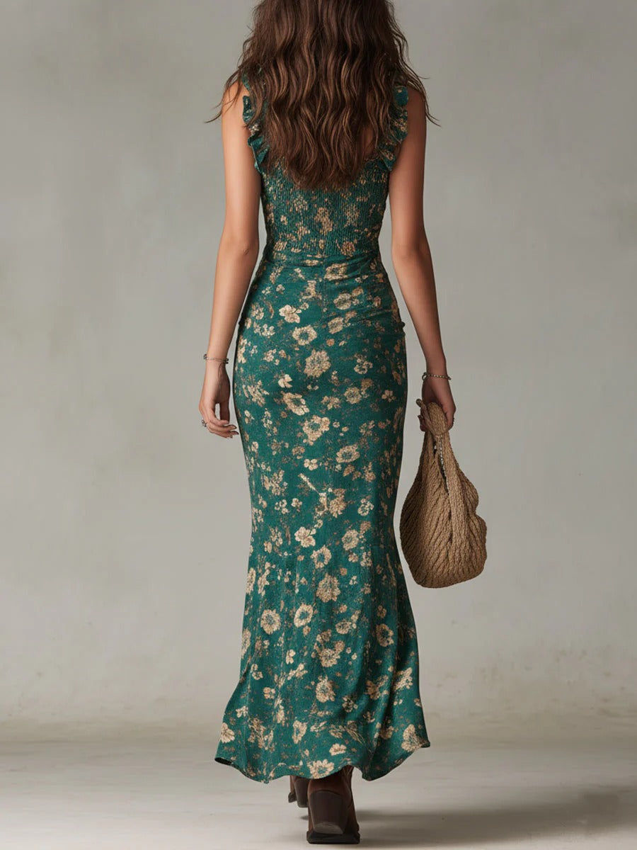 Zara | Vestito Maxi Boho Retrò: Eleganza Senza Tempo per Ogni Occasione!