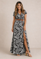 Abito Maxi Boho SARISA | Eleganza e Stile Unico per Ogni Occasione