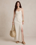 LUCIA | Maxi Abito Bianco con Spacco - Eleganza e Stile per Ogni Occasione!