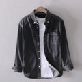 Camicia Uomo Premium in Denim con Bottoni - Stile e Comfort