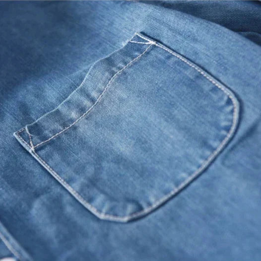 Camicia Uomo Premium in Denim con Bottoni - Stile e Comfort