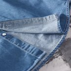 Camicia Uomo Premium in Denim con Bottoni - Stile e Comfort