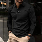 Maglietta Polo James Casual a Maniche Lunghe - Stile e Comfort per Ogni Occasione!