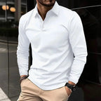 Maglietta Polo James Casual a Maniche Lunghe - Stile e Comfort per Ogni Occasione!