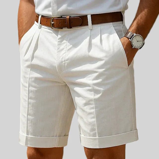 MARCO & BIANCA MILANO | Pantaloni Corti Estivi Plissettati per Uomo - Stile e Comfort